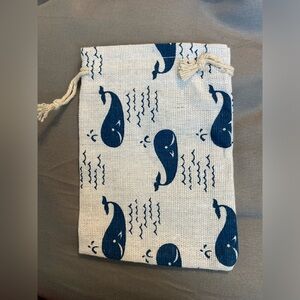 ❤️10/$10❤️ Whale Print Drawstring Pouch